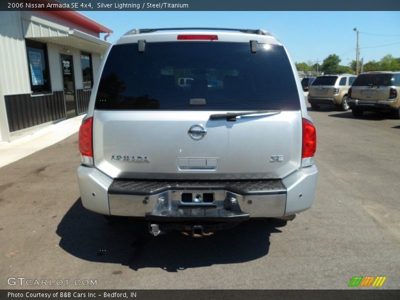 Silver Lightning / Steel/Titanium 2006 Nissan Armada SE 4x4