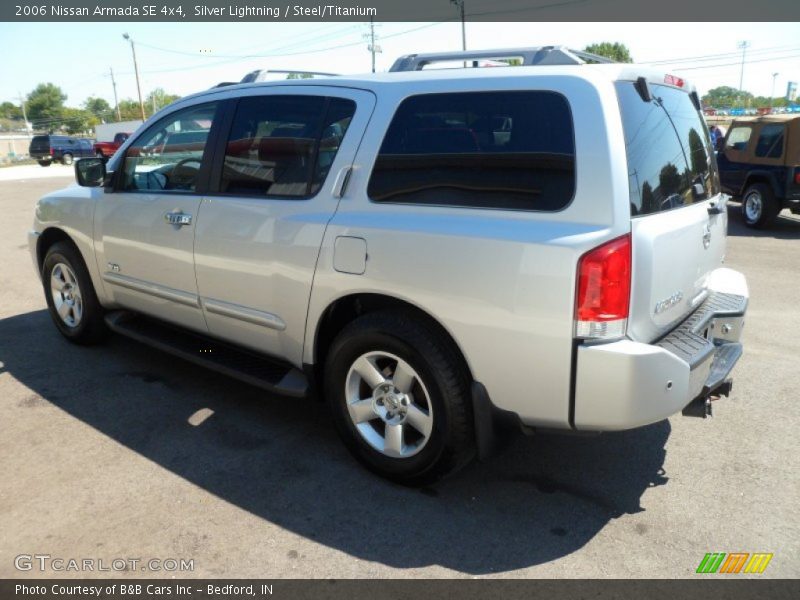 Silver Lightning / Steel/Titanium 2006 Nissan Armada SE 4x4
