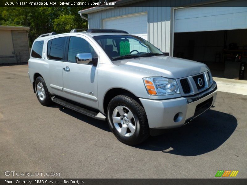 Silver Lightning / Steel/Titanium 2006 Nissan Armada SE 4x4