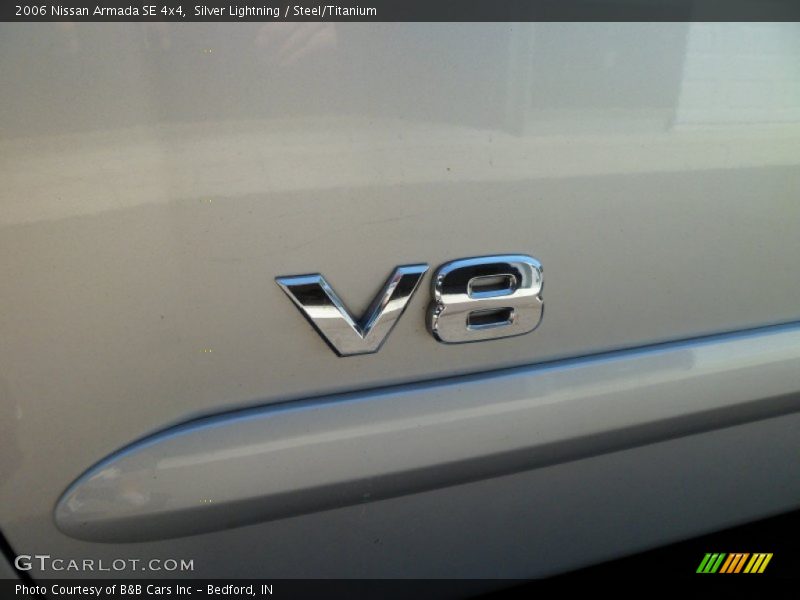 Silver Lightning / Steel/Titanium 2006 Nissan Armada SE 4x4