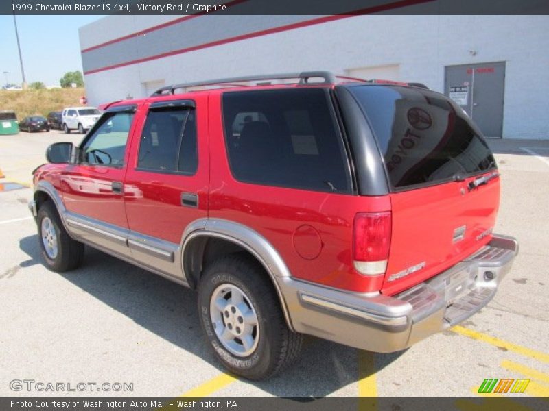 Victory Red / Graphite 1999 Chevrolet Blazer LS 4x4