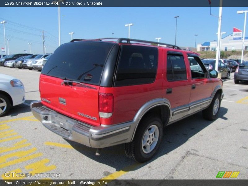 Victory Red / Graphite 1999 Chevrolet Blazer LS 4x4