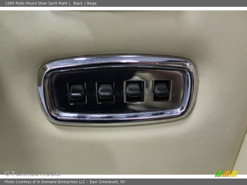 Controls of 1986 Silver Spirit Mark I