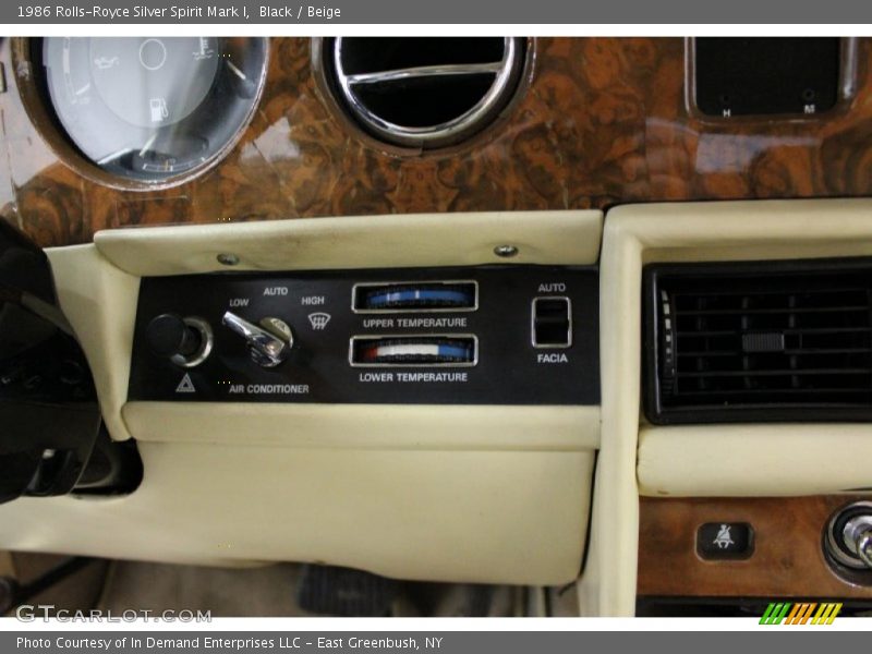 Controls of 1986 Silver Spirit Mark I