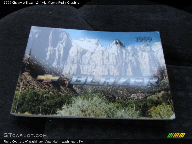 Victory Red / Graphite 1999 Chevrolet Blazer LS 4x4