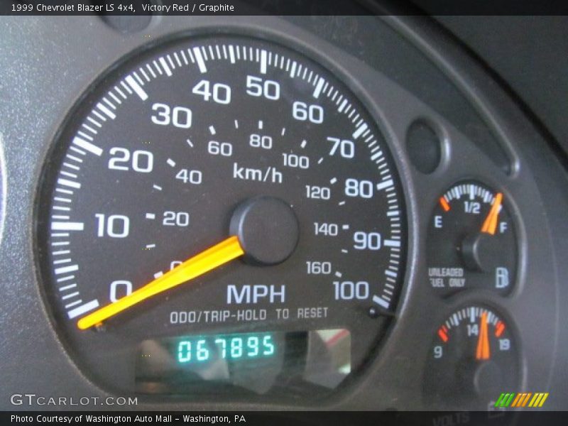 Victory Red / Graphite 1999 Chevrolet Blazer LS 4x4