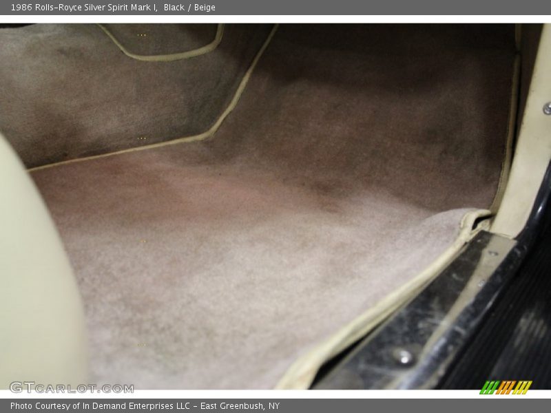 Black / Beige 1986 Rolls-Royce Silver Spirit Mark I
