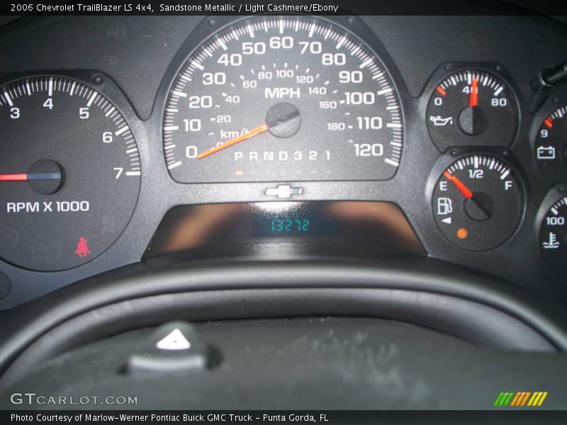 Sandstone Metallic / Light Cashmere/Ebony 2006 Chevrolet TrailBlazer LS 4x4