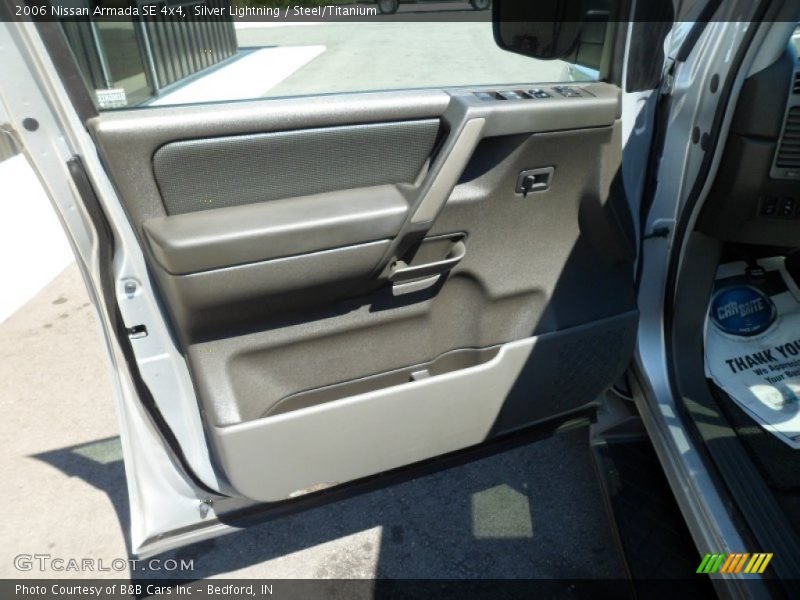Silver Lightning / Steel/Titanium 2006 Nissan Armada SE 4x4