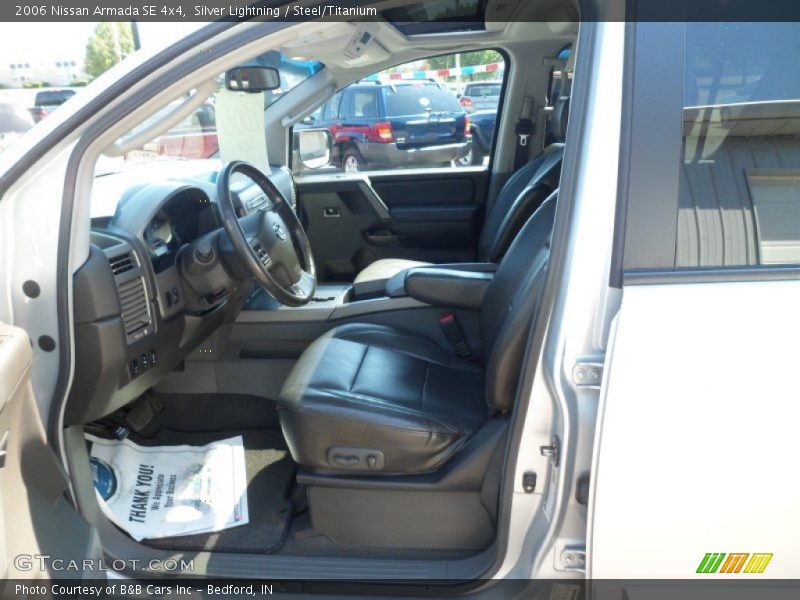 Silver Lightning / Steel/Titanium 2006 Nissan Armada SE 4x4