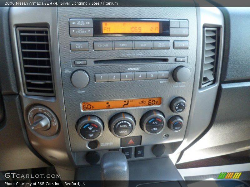 Silver Lightning / Steel/Titanium 2006 Nissan Armada SE 4x4