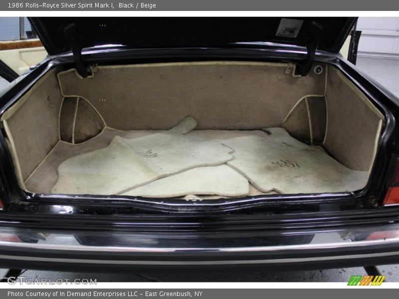  1986 Silver Spirit Mark I Trunk