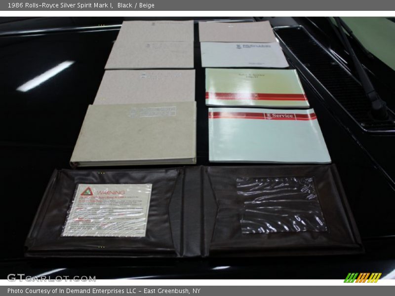 Books/Manuals of 1986 Silver Spirit Mark I