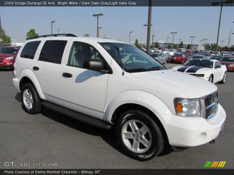 Bright White / Dark Slate Gray/Light Slate Gray 2009 Dodge Durango SE 4x4