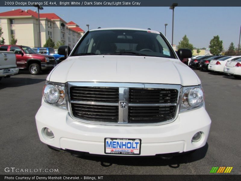 Bright White / Dark Slate Gray/Light Slate Gray 2009 Dodge Durango SE 4x4