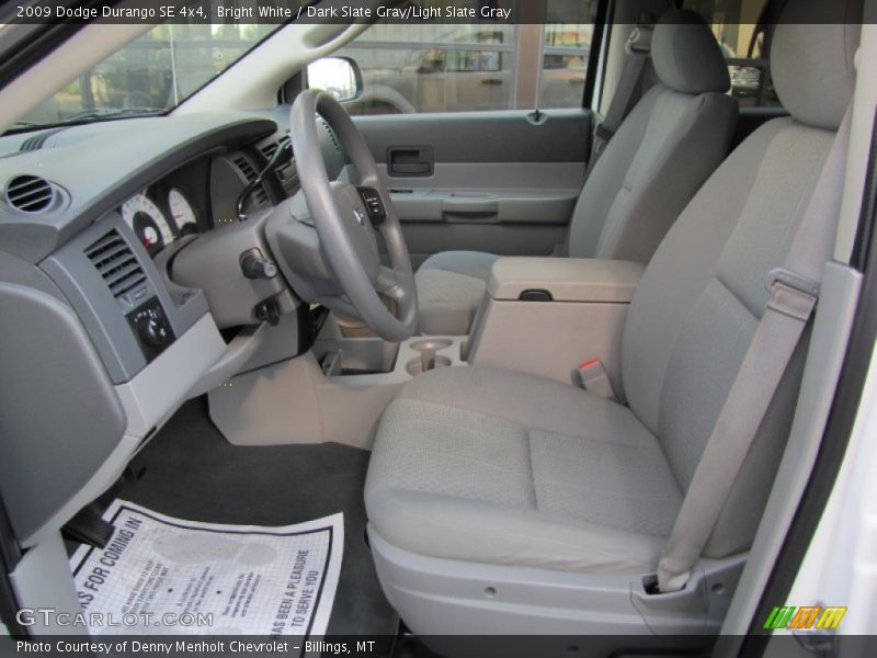  2009 Durango SE 4x4 Dark Slate Gray/Light Slate Gray Interior