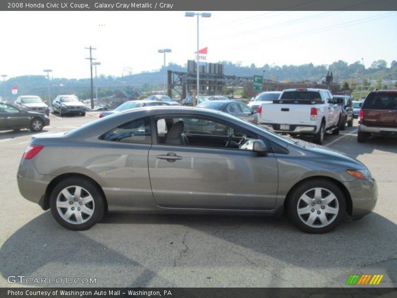 Galaxy Gray Metallic / Gray 2008 Honda Civic LX Coupe