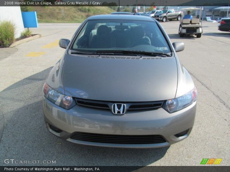 Galaxy Gray Metallic / Gray 2008 Honda Civic LX Coupe