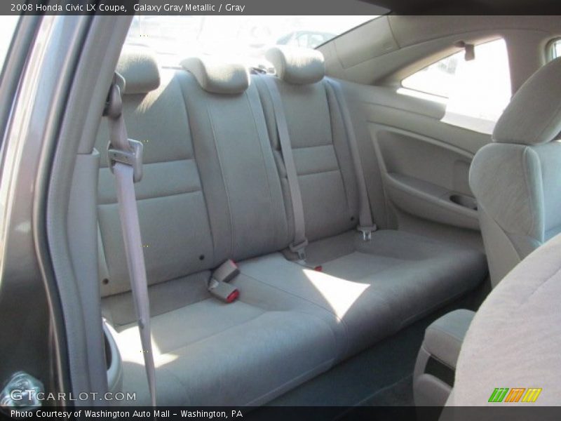 Galaxy Gray Metallic / Gray 2008 Honda Civic LX Coupe