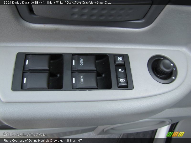 Bright White / Dark Slate Gray/Light Slate Gray 2009 Dodge Durango SE 4x4