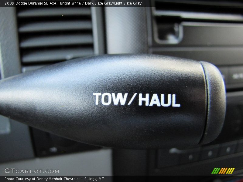 Bright White / Dark Slate Gray/Light Slate Gray 2009 Dodge Durango SE 4x4