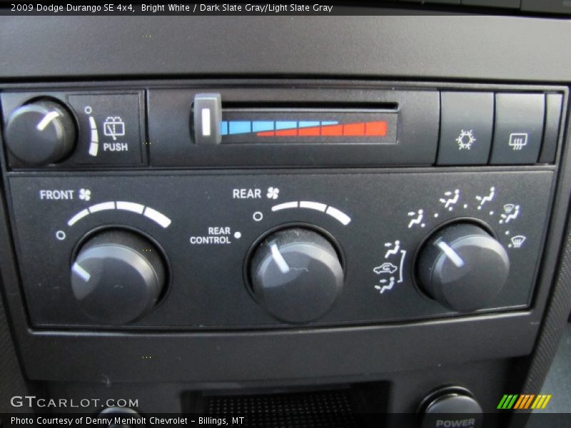 Controls of 2009 Durango SE 4x4