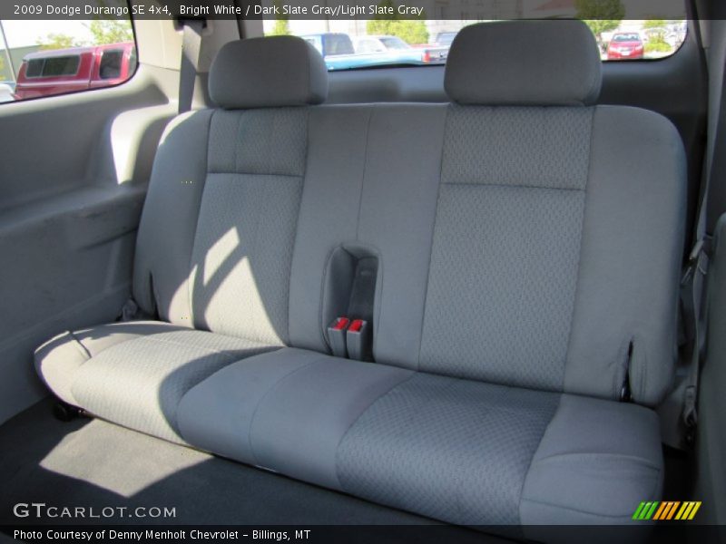 Rear Seat of 2009 Durango SE 4x4