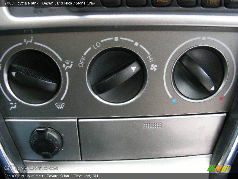 Desert Sand Mica / Stone Gray 2003 Toyota Matrix