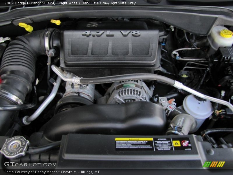  2009 Durango SE 4x4 Engine - 4.7 Liter SOHC 16-Valve Flex-Fuel V8