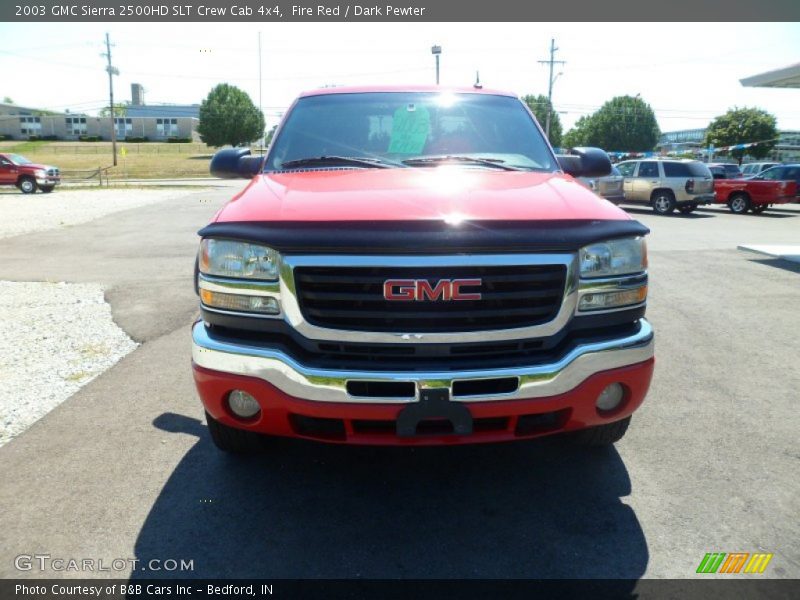 Fire Red / Dark Pewter 2003 GMC Sierra 2500HD SLT Crew Cab 4x4