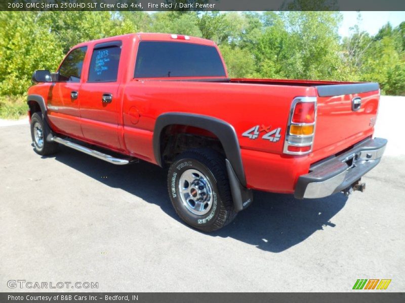 Fire Red / Dark Pewter 2003 GMC Sierra 2500HD SLT Crew Cab 4x4