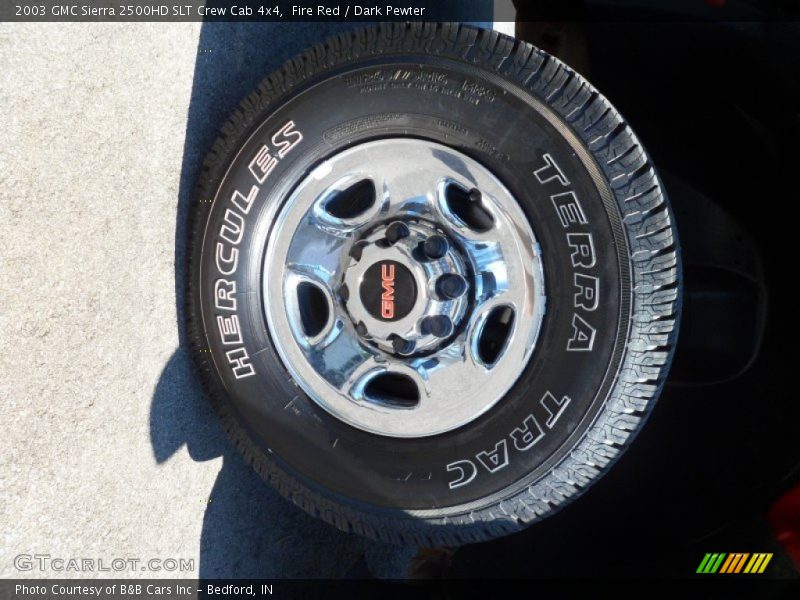 Fire Red / Dark Pewter 2003 GMC Sierra 2500HD SLT Crew Cab 4x4