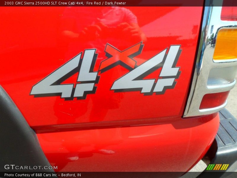 Fire Red / Dark Pewter 2003 GMC Sierra 2500HD SLT Crew Cab 4x4