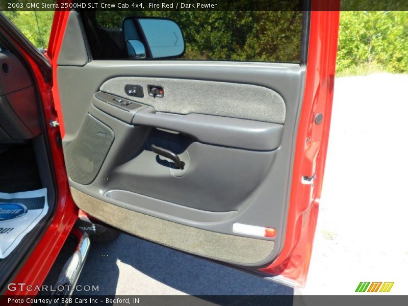 Fire Red / Dark Pewter 2003 GMC Sierra 2500HD SLT Crew Cab 4x4