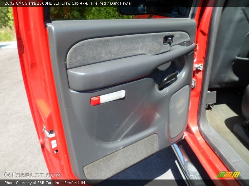 Fire Red / Dark Pewter 2003 GMC Sierra 2500HD SLT Crew Cab 4x4