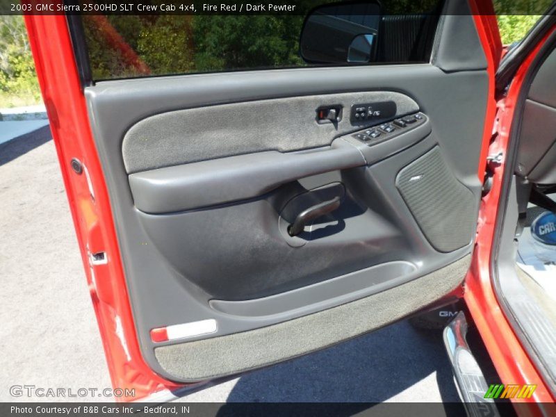 Fire Red / Dark Pewter 2003 GMC Sierra 2500HD SLT Crew Cab 4x4