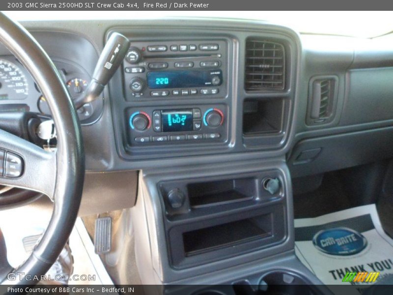 Fire Red / Dark Pewter 2003 GMC Sierra 2500HD SLT Crew Cab 4x4