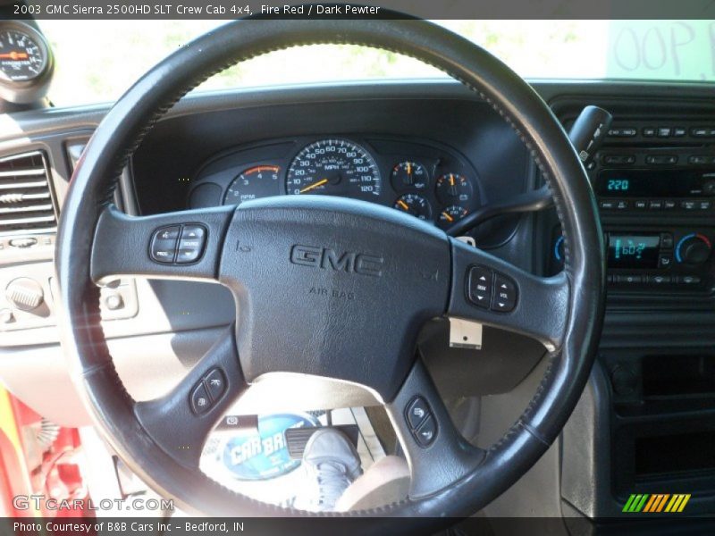 Fire Red / Dark Pewter 2003 GMC Sierra 2500HD SLT Crew Cab 4x4