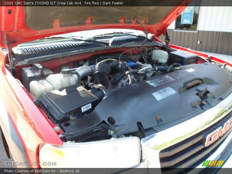 Fire Red / Dark Pewter 2003 GMC Sierra 2500HD SLT Crew Cab 4x4
