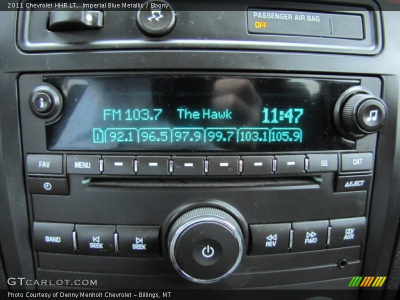 Imperial Blue Metallic / Ebony 2011 Chevrolet HHR LT