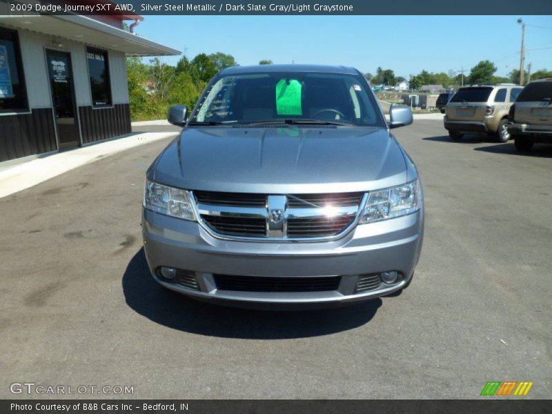 Silver Steel Metallic / Dark Slate Gray/Light Graystone 2009 Dodge Journey SXT AWD