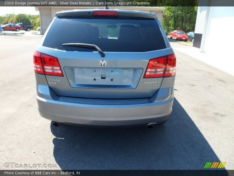 Silver Steel Metallic / Dark Slate Gray/Light Graystone 2009 Dodge Journey SXT AWD
