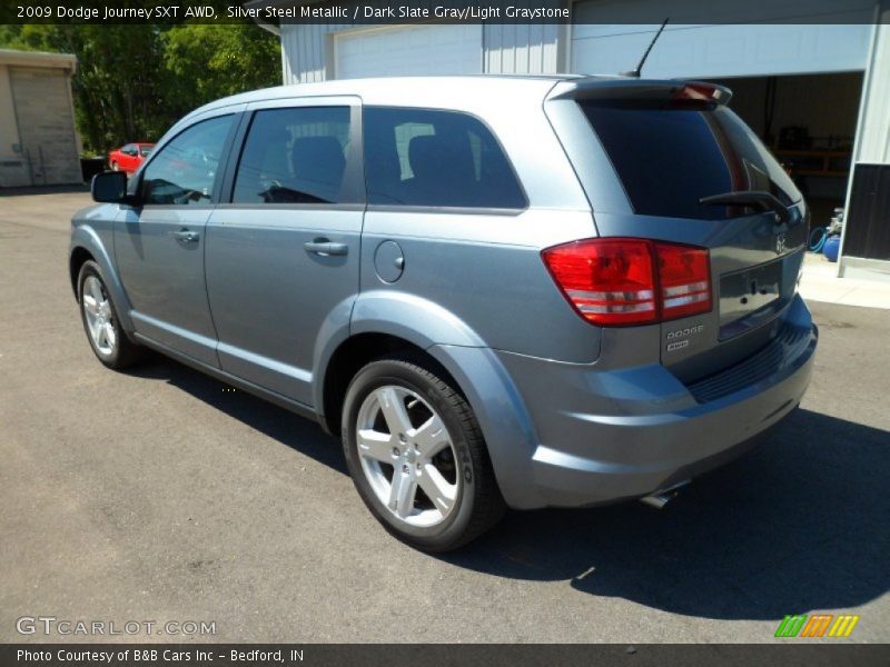 Silver Steel Metallic / Dark Slate Gray/Light Graystone 2009 Dodge Journey SXT AWD