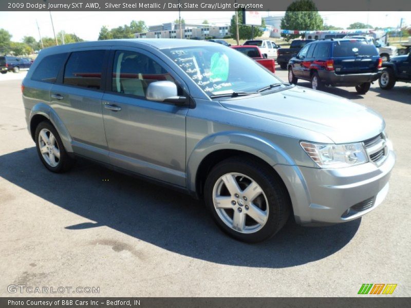 Silver Steel Metallic / Dark Slate Gray/Light Graystone 2009 Dodge Journey SXT AWD