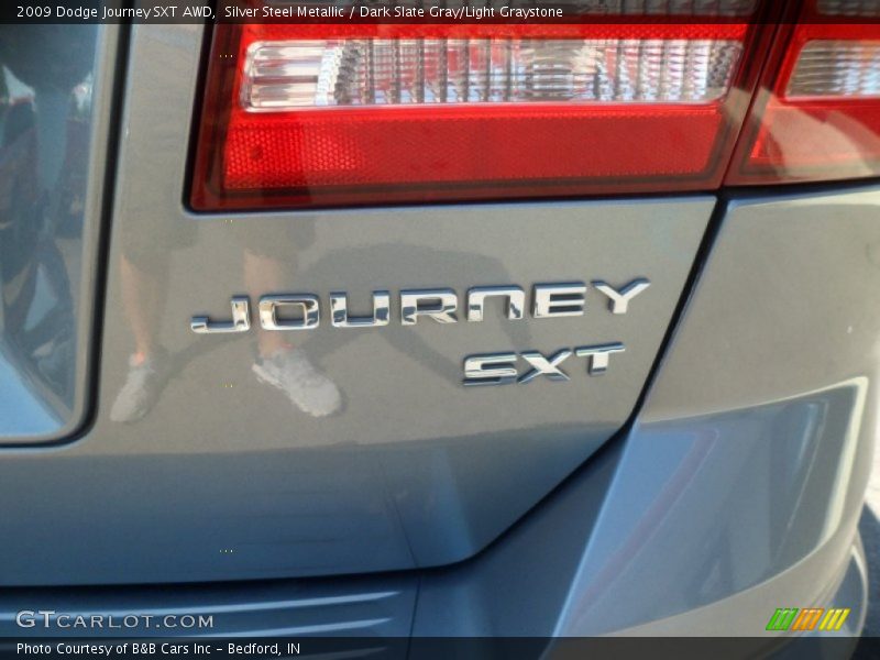 Silver Steel Metallic / Dark Slate Gray/Light Graystone 2009 Dodge Journey SXT AWD