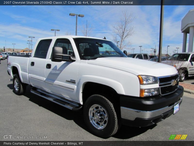Summit White / Dark Charcoal 2007 Chevrolet Silverado 2500HD Classic LT Crew Cab 4x4