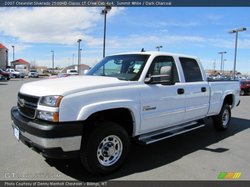 Summit White / Dark Charcoal 2007 Chevrolet Silverado 2500HD Classic LT Crew Cab 4x4