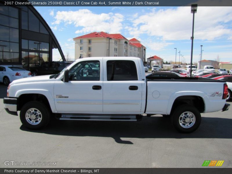 Summit White / Dark Charcoal 2007 Chevrolet Silverado 2500HD Classic LT Crew Cab 4x4