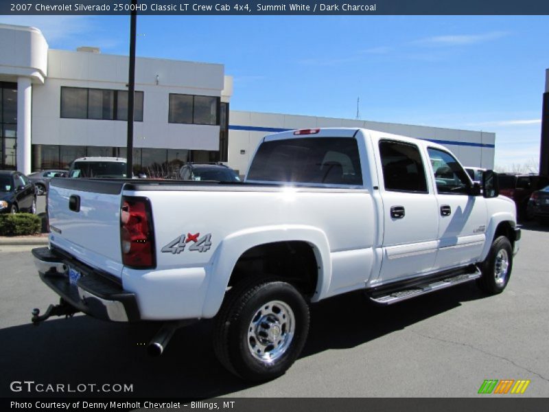 Summit White / Dark Charcoal 2007 Chevrolet Silverado 2500HD Classic LT Crew Cab 4x4