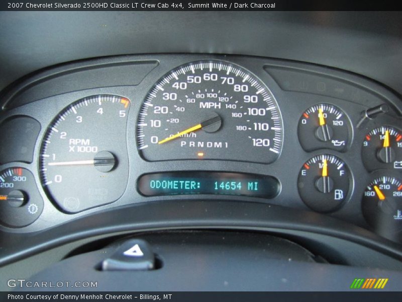 Summit White / Dark Charcoal 2007 Chevrolet Silverado 2500HD Classic LT Crew Cab 4x4